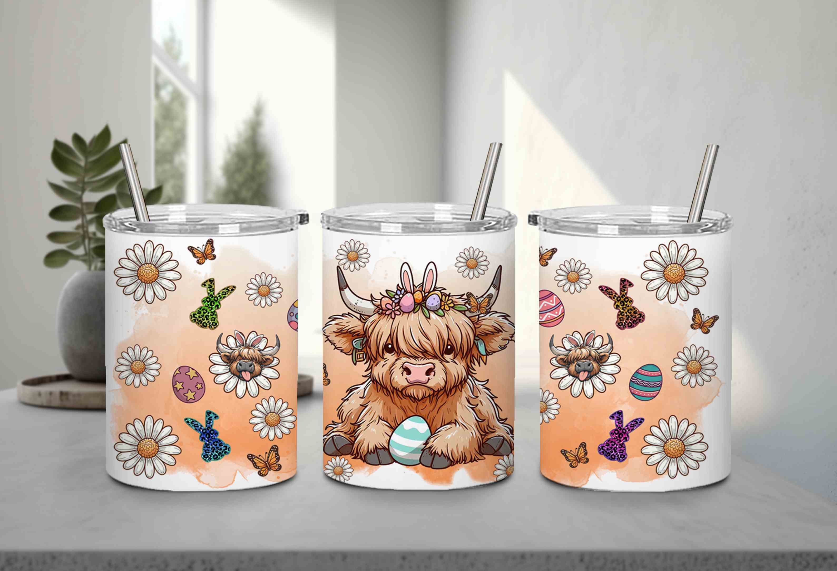 Highland Cow Easter-10378